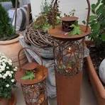 rost deko garten groß