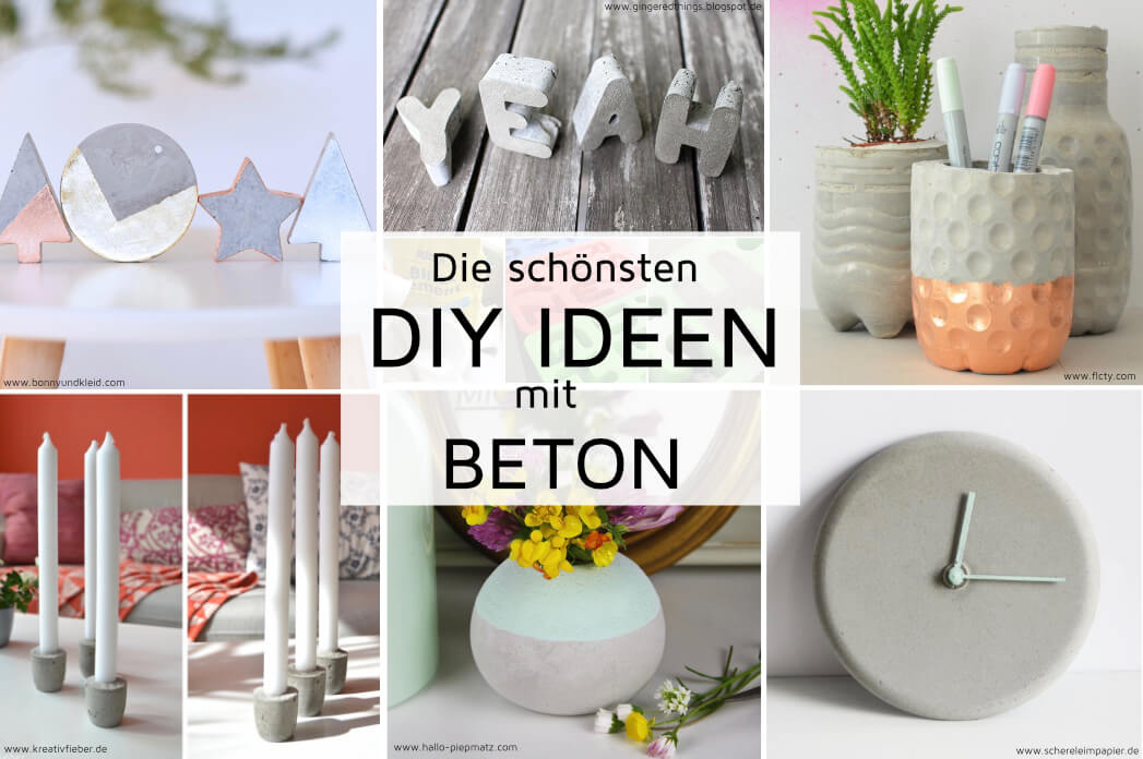 beton deko selber machen