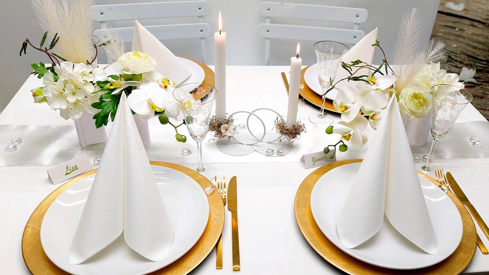 tischdekoration hochzeit