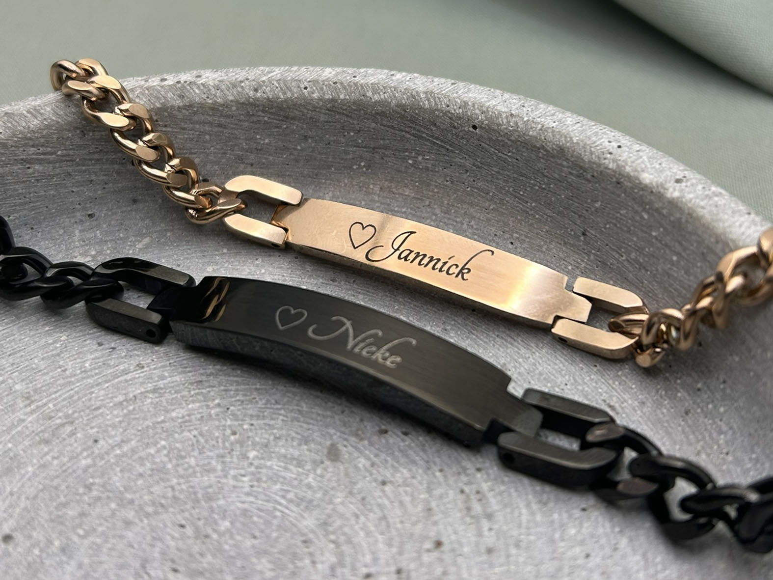 männerarmband mit gravur